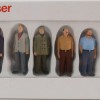 Preiser 68216 Set of 6 Standing Men Figurines Scale 1:50