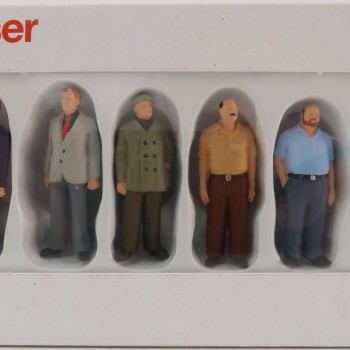 Preiser 68216 Set of 6 Standing Men Figurines Scale 1:50