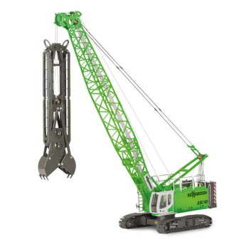 ROS 2029 SENNEBOGEN Duty Cycle Crawler Crane 690 HD With Diaphragm Wall Grab  - Scale 1:50