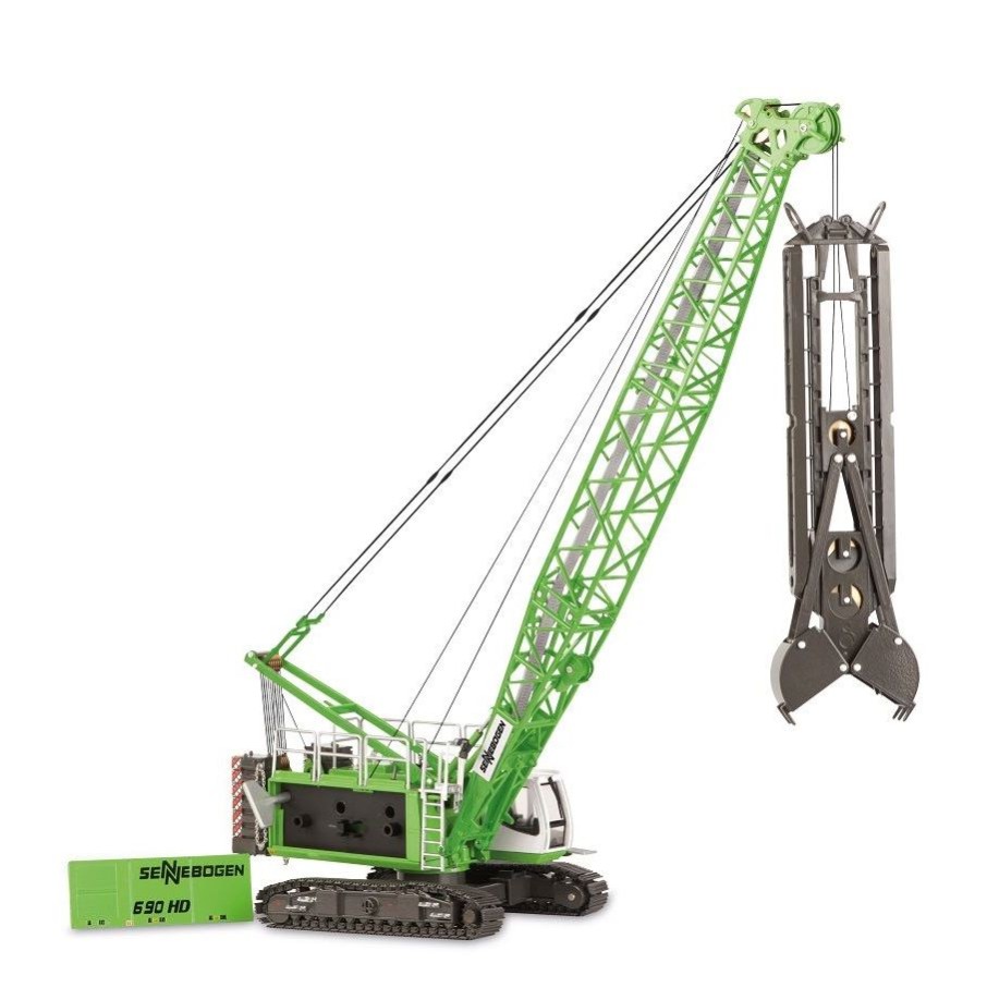 ROS 2029 SENNEBOGEN Duty Cycle Crawler Crane 690 HD With Diaphragm Wall Grab  - Scale 1:50
