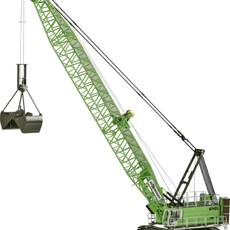 ROS 299241 SENNEBOGEN Heavy Duty Crawler Crane 6140 HD with Clamshell Bucket  - Scale 1:50