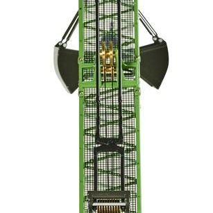 ROS 299241 SENNEBOGEN Heavy Duty Crawler Crane 6140 HD with Clamshell Bucket  - Scale 1:50