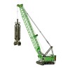 ROS 299242 SENNEBOGEN Heavy Duty Crawler Crane 6140 HD with Diaphragm Wall Grab  - Scale 1:50