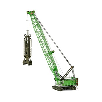 ROS 299242 SENNEBOGEN Heavy Duty Crawler Crane 6140 HD with Diaphragm Wall Grab  - Scale 1:50