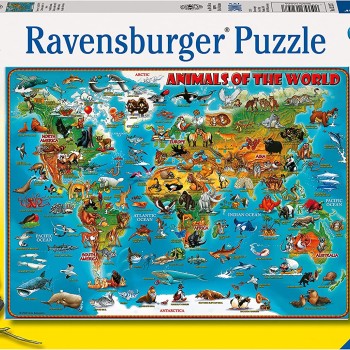 Ravensburger  - Animals of the World XXL Puzzle - 300 pieces
