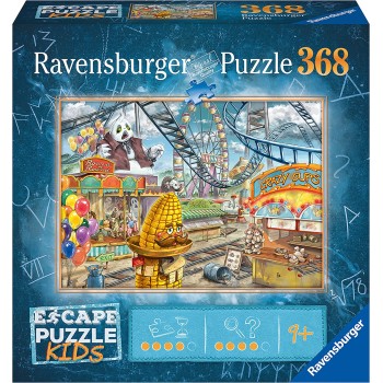 Ravensburger - ESCAPE Kids Amusement Park Plight Park - 368 Pieces Puzzle 