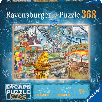 Ravensburger - ESCAPE Kids Amusement Park Plight Park - 368 Pieces Puzzle 