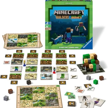 Ravensburger - Minecraft Board Game Builders & Biomes 