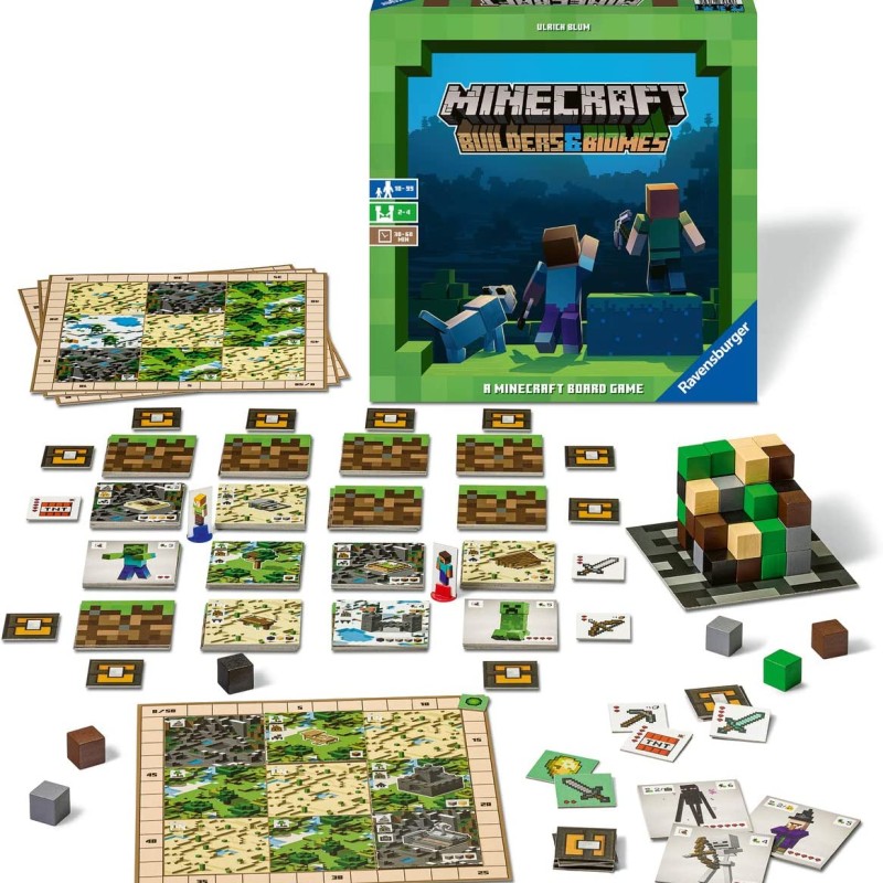 Ravensburger - Minecraft Board Game Builders & Biomes 