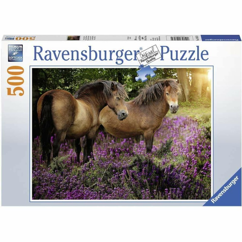 Ravensburger - Ponies in the Flowers Puzzle - 500 pieces