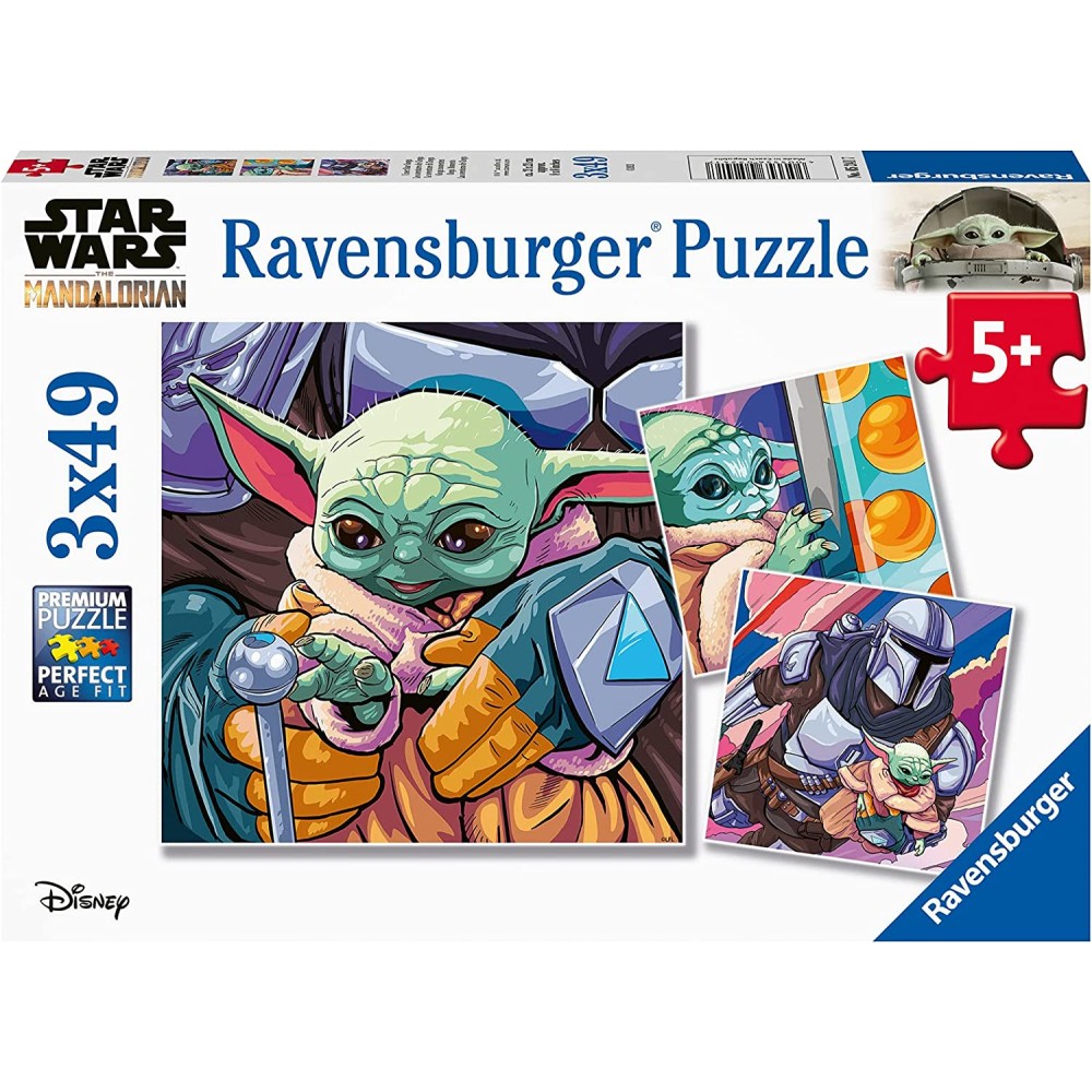 Ravensburger - Star Wars Grogu Moments Puzzle - 3 x 49 pieces