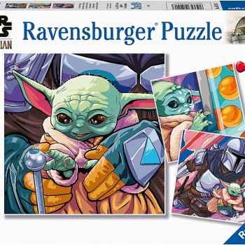 Ravensburger - Star Wars Grogu Moments Puzzle - 3 x 49 pieces