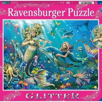 Ravensburger - Underwater Beauties Glitter XXL Puzzle - 100 pieces