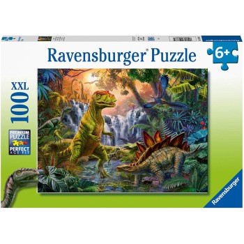 Ravensburger  - Dinosaur Oasis XXL Puzzle - 100 pieces