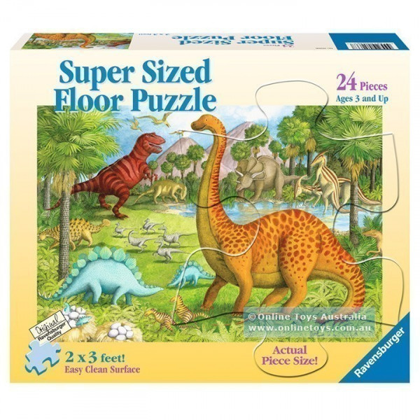 Ravensburger - Dinosaur Pals Super Size Floor Puzzle - 24 pieces