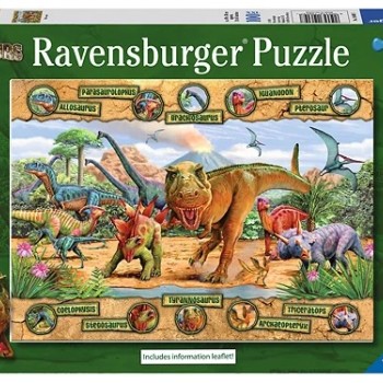 Ravensburger - Dinosaurs Puzzle - 100 pieces