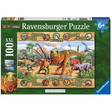 Ravensburger - Dinosaurs Puzzle - 100 pieces
