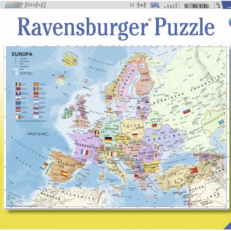 Ravensburger  - Europe Map XXL Puzzle - 200 pieces