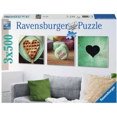 Ravensburger - Impressions of Love Puzzle - 3x500 pieces