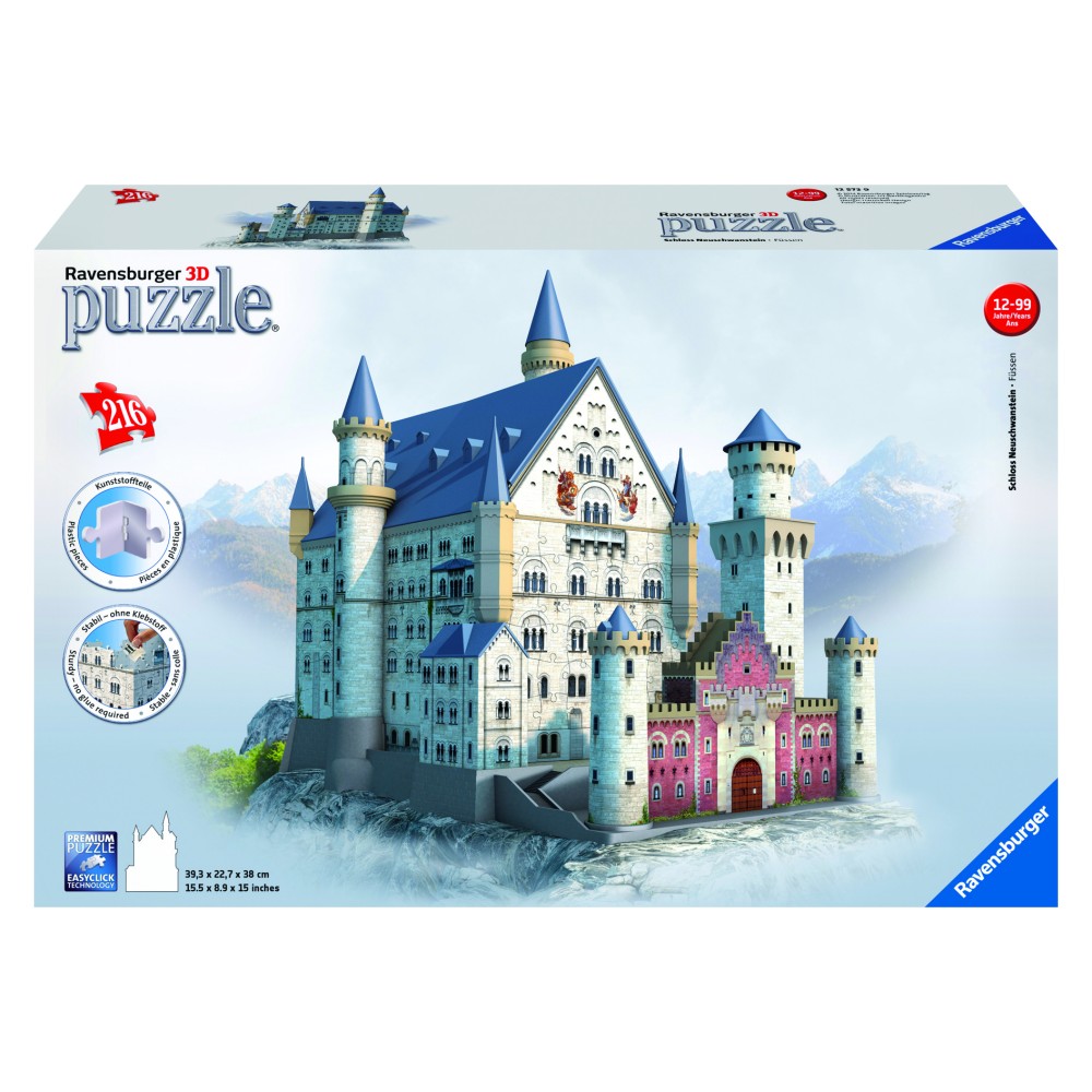 Ravensburger - Neuschwanstein Castle 3D Puzzle 216 pices