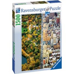 Ravensburger - New York Divided Town Puzzle - 1500 pieces