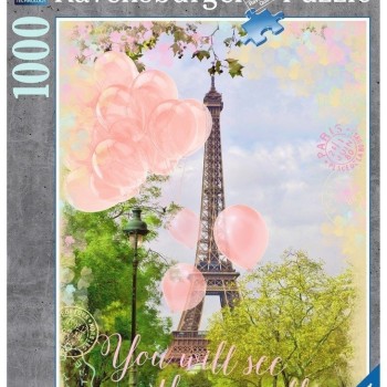 Ravensburger - Paris Eiffel Tower Dreams Jigsaw Puzzle - 1000 Pieces