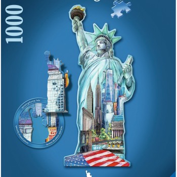 Ravensburger - Silhouette Statue of Liberty Puzzle - 1000 pieces