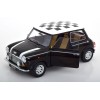 KK-Scale KKDC120055R - Mini Cooper RHD Checkered Black / White - Scale 1:12
