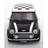 KK-Scale KKDC120055R - Mini Cooper RHD Checkered Black / White - Scale 1:12