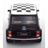 KK-Scale KKDC120055R - Mini Cooper RHD Checkered Black / White - Scale 1:12
