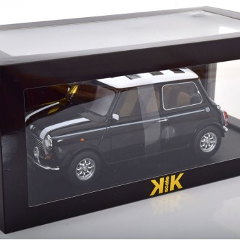 KK-Scale KKDC120055R - Mini Cooper RHD Checkered Black / White - Scale 1:12