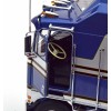 Road Kings RK180144 - 1976 Kenworth K100 Aerodyne Blue Metallic / Silver - Scale 1:18