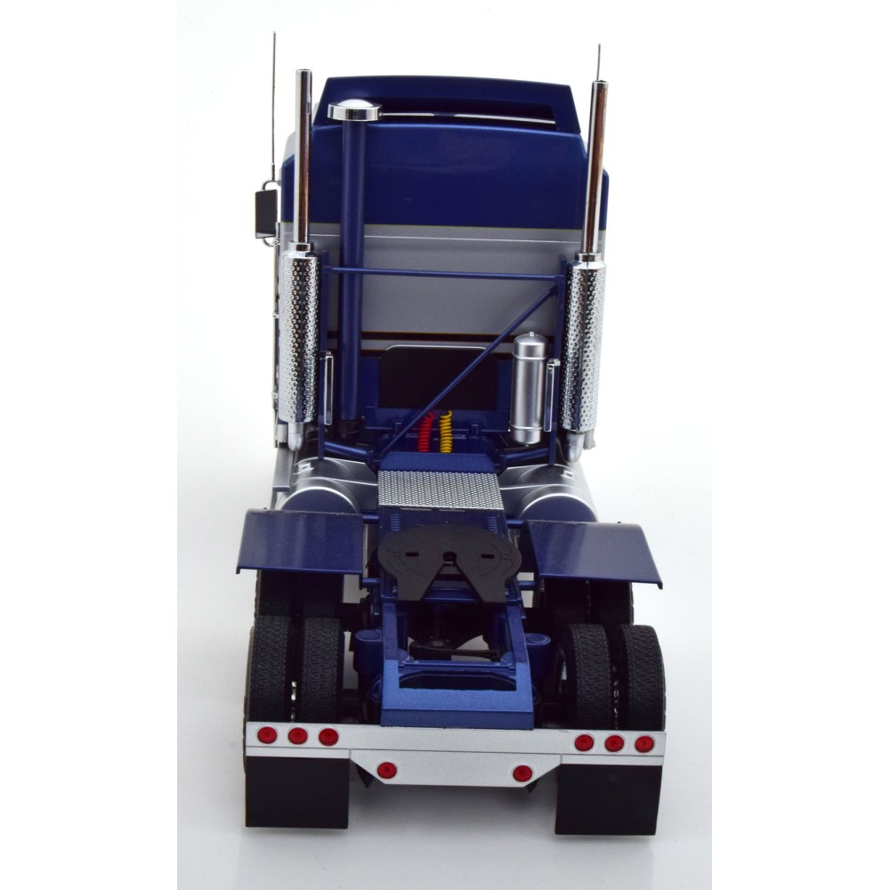Road Kings RK180144 - 1976 Kenworth K100 Aerodyne Blue Metallic / Silver - Scale 1:18