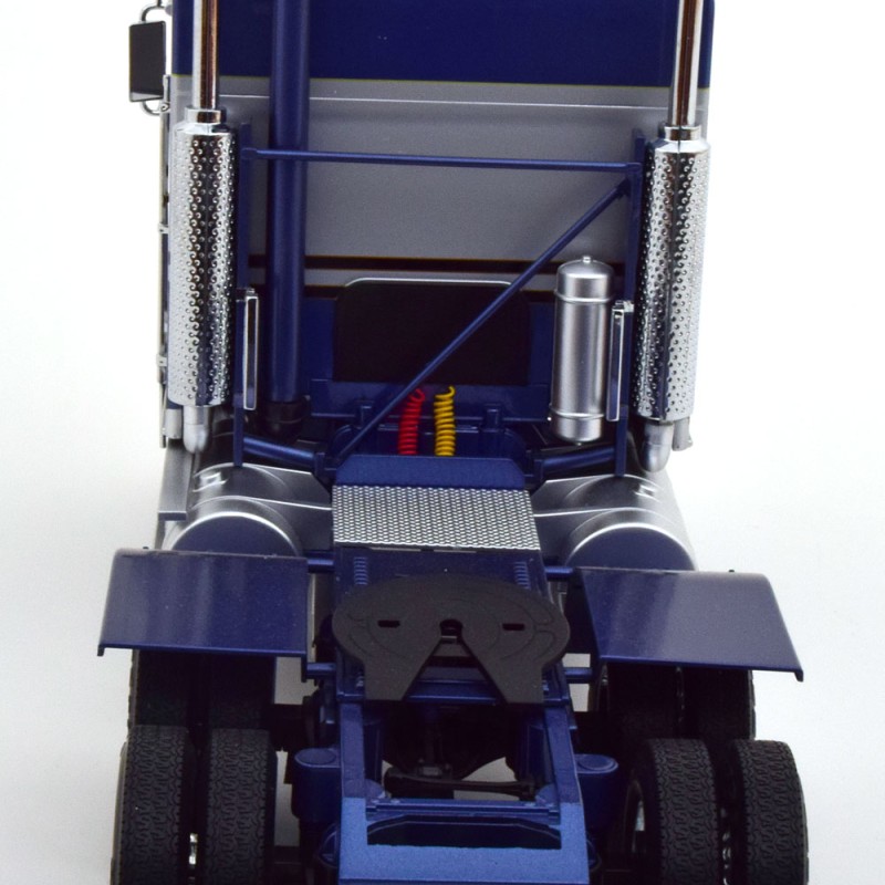 Road Kings RK180144 - 1976 Kenworth K100 Aerodyne Blue Metallic / Silver - Scale 1:18