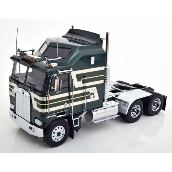 Road Kings RK180143 - 1976 Kenworth K100 Aerodyne Green Metallic / Silver - Scale 1:18