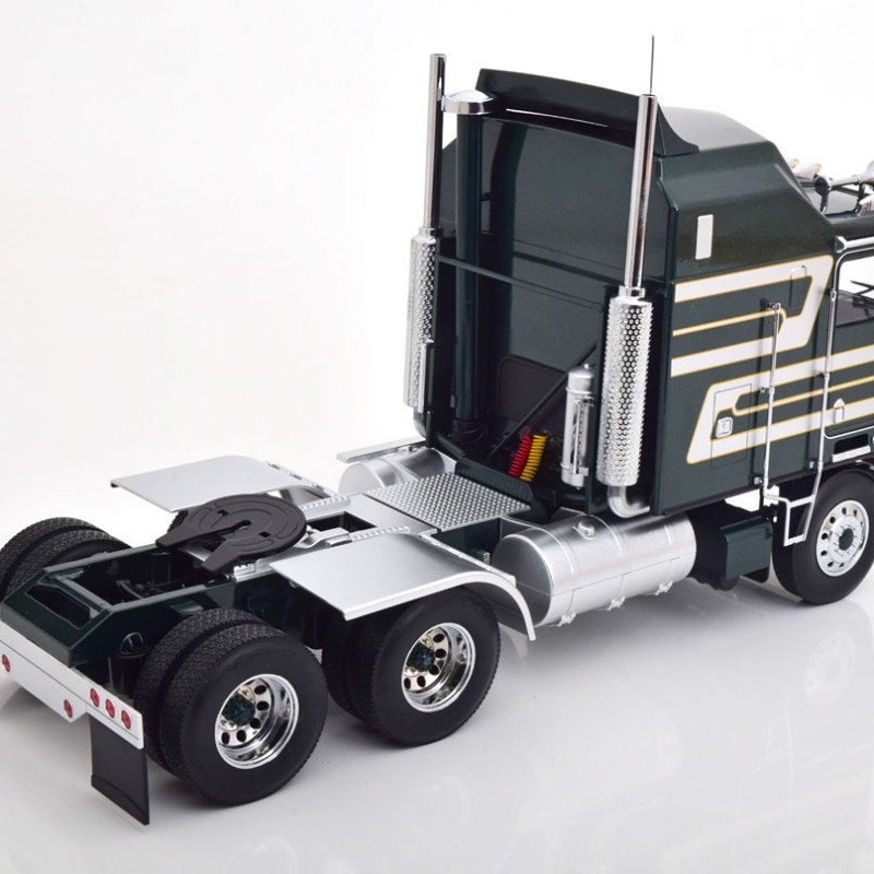 Road Kings RK180143 - 1976 Kenworth K100 Aerodyne Green Metallic / Silver - Scale 1:18