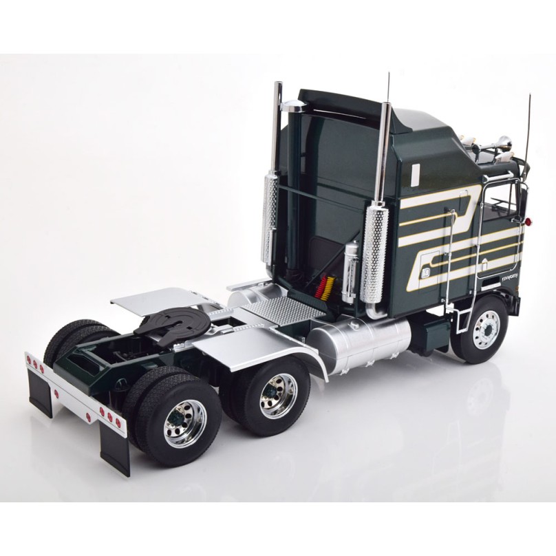 Road Kings RK180143 - 1976 Kenworth K100 Aerodyne Green Metallic / Silver - Scale 1:18