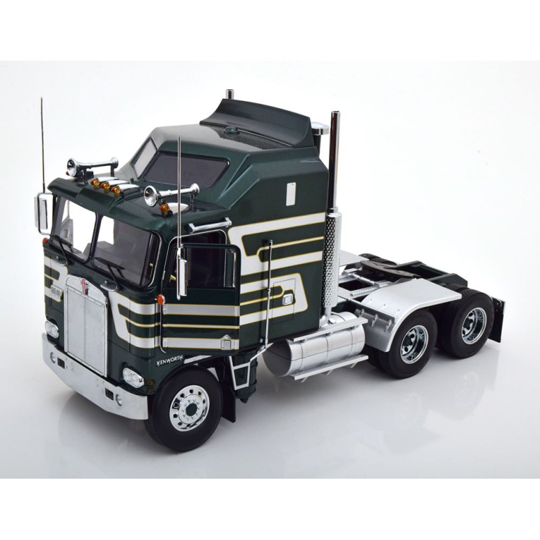 Road Kings RK180143 - 1976 Kenworth K100 Aerodyne Green Metallic / Silver - Scale 1:18
