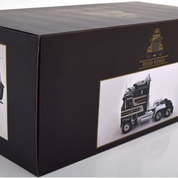 Road Kings RK180143 - 1976 Kenworth K100 Aerodyne Green Metallic / Silver - Scale 1:18