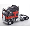 Road Kings RK180142 - 1976 Kenworth K100 Aerodyne Truck Black Red - Scale 1:18
