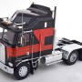 Road Kings RK180142 - 1976 Kenworth K100 Aerodyne Truck Black Red - Scale 1:18