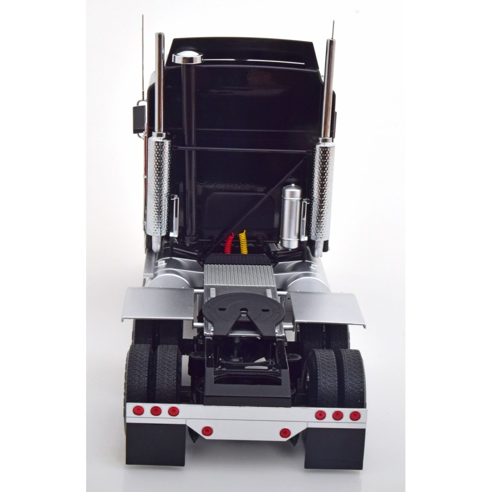 Road Kings RK180142 - 1976 Kenworth K100 Aerodyne Truck Black Red - Scale 1:18