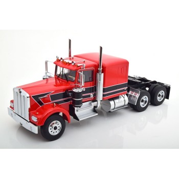 Road Kings RK180122 - Kenworth W900 Truck Red / Black - Scale 1:18