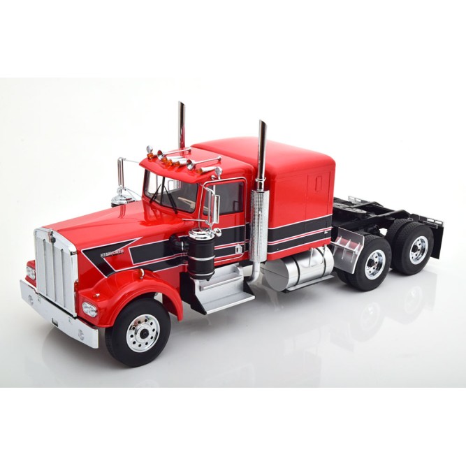 Road Kings RK180122 - Kenworth W900 Truck Red / Black - Scale 1:18