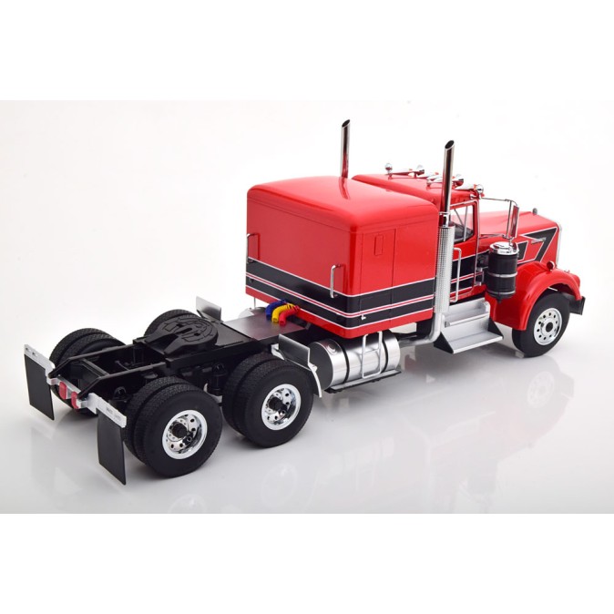 Road Kings RK180122 - Kenworth W900 Truck Red / Black - Scale 1:18