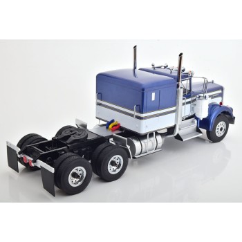 Road Kings RK180123 - Kenworth W900 Truck Prime Mover Blue Metallic / White - Scale 1:18