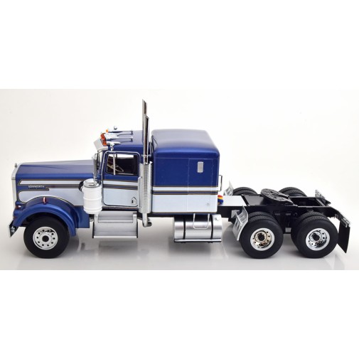 Road Kings RK180123 - Kenworth W900 Truck Prime Mover Blue Metallic / White - Scale 1:18