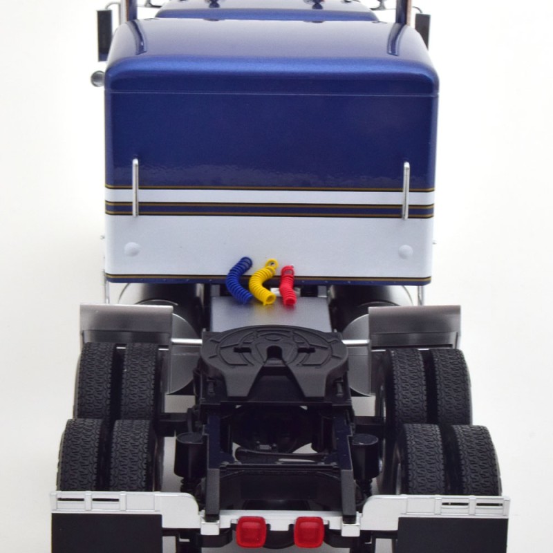 Road Kings RK180123 - Kenworth W900 Truck Prime Mover Blue Metallic / White - Scale 1:18