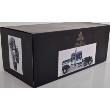 Road Kings RK180123 - Kenworth W900 Truck Prime Mover Blue Metallic / White - Scale 1:18
