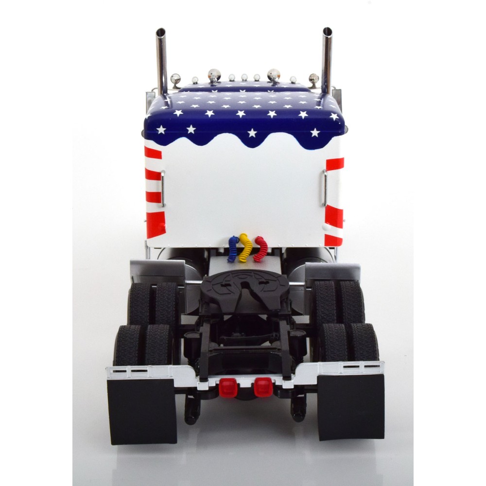 Road Kings RK180125 - Kenworth W900 6x4 Truck Stars & Stripes American Flag - Scale 1:18